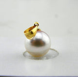 10-11mm south sea white pearl pendant 14KG