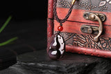 100% Natural Color Obsidian Carved Chinese Lucky gourd Pendant + free Necklace