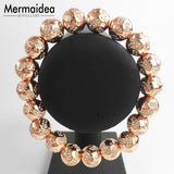 10mm Baby Footsteps Beads Strand Bracelets