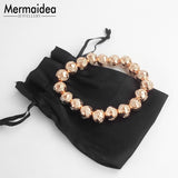 10mm Baby Footsteps Beads Strand Bracelets