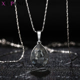 11.11 Deals Xuping Water drop shape Pendant Necklace Crystals