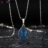 11.11 Deals Xuping Water drop shape Pendant Necklace Crystals