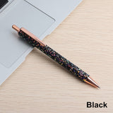 1PCS Crystal Press Style Ballpoint Pen Luxury
