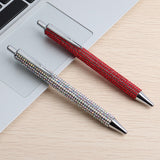 1PCS Crystal Press Style Ballpoint Pen Luxury