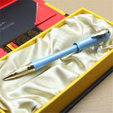 Blue Picasso Fountain Pen Gold Clip