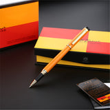 Orange Gold Clip Picasso 908 Roller Ball Pen