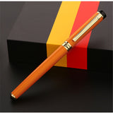 Orange Gold Clip Picasso 908 Roller Ball Pen