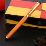 Orange Gold Clip Picasso 908 Roller Ball Pen