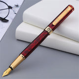 1pc/lot Red Pen Gold Clip Picasso 902 Fountain Pen Pimio Canetas Picasso 902 High Quality School Supplies Stationery 13.6*1.3cm