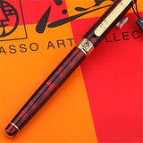 1pc/lot Red Pen Gold Clip Picasso 902 Fountain Pen Pimio Canetas Picasso 902 High Quality School Supplies Stationery 13.6*1.3cm