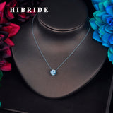 925 Silver Necklace Cubic Zirconia Pendant Vintage GLD0526