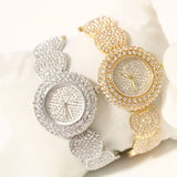 Luxury Waterproof Fully Diamond Bracelet Watches