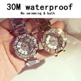 quartz czekh crystal fritillaria dial waterproof wrist watches