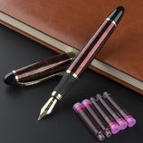 Jinhao X450 Luxury Dazzle Blue Fountain Metal Inking Pens