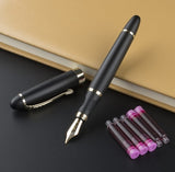 Jinhao X450 Luxury Dazzle Blue Fountain Metal Inking Pens