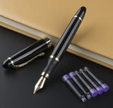 Jinhao X450 Luxury Dazzle Blue Fountain Metal Inking Pens