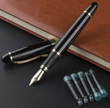 Jinhao X450 Luxury Dazzle Blue Fountain Metal Inking Pens