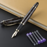 Jinhao X450 Luxury Dazzle Blue Fountain Metal Inking Pens