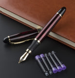 Jinhao X450 Luxury Dazzle Blue Fountain Metal Inking Pens