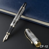 Jinhao X450 Luxury Dazzle Blue Fountain Metal Inking Pens