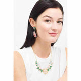 Amybaby Fashion Designer Enamel Glaze Colorful Flower Drop Earrings