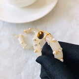 New Pairs Designer Fashion  Customized  Acrylic Circle Hoop Earrings