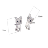 Cute Cat Animal Earring Accessories Gifts Stud Earrings