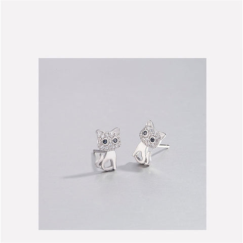 Cute Cat Animal Earring Accessories Gifts Stud Earrings