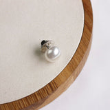 Vintage Gold Brooch Pins Double Head Simulation Pearl Large Big Brooches
