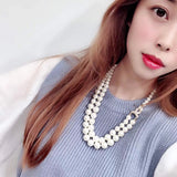 Elegant and generous pearl necklace