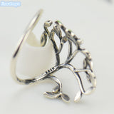 Jinwateryu Vintage tree of Life  Jewelry 925 silver Ring