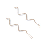 Korean Earrings Gold color Drop Earrings