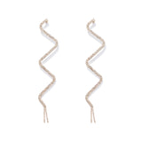 Korean Earrings Gold color Drop Earrings