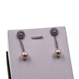 Natural Freshwater Round Pearl  Fashion Earrings