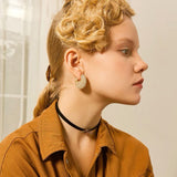 Iconic Jewelry Crystal Full Zircon For Women Modern Round Circle Fancy Dangle Earrings