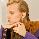 Iconic Jewelry Crystal Full Zircon For Women Modern Round Circle Fancy Dangle Earrings