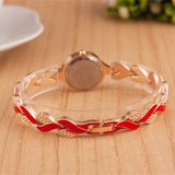 JW Bracelet Crystal Wristwatches Casual Quartz