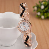 JW Bracelet Crystal Wristwatches Casual Quartz