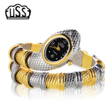 CUSSI style Snake Shaped bracelet Watch