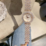 Rhinestone Crystal Quartz Dress Wristwatch