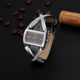 Gogoey Rectangular Dial Crystal Quartz Watches