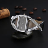 Gogoey Rectangular Dial Crystal Quartz Watches