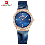 NAVIFORCE Casual Waterproof Mesh belt quartz Watch