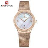 NAVIFORCE Casual Waterproof Mesh belt quartz Watch