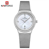 NAVIFORCE Casual Waterproof Mesh belt quartz Watch