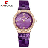 NAVIFORCE Casual Waterproof Mesh belt quartz Watch