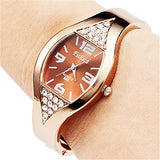luxury style fashion and casual quartz rose gold elegant dress watch
