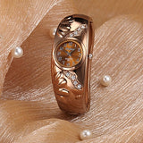 luxury style fashion and casual quartz rose gold elegant dress watch