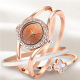 luxury style fashion and casual quartz rose gold elegant dress watch