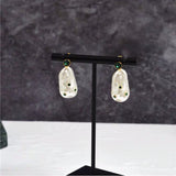 Spring Jewelry Gold Color Dangle Baroque Pearl Tassel Earrings